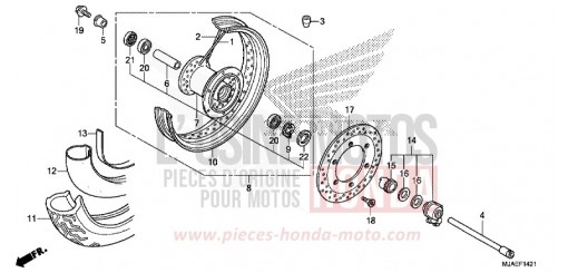 VORDERRAD (VT750S) VT750SE de 2014